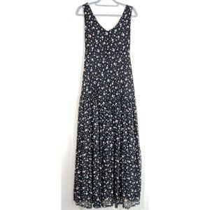 NWT Torrid Black loral Tier Mesh Maxi Dress Size Large (0)